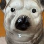 Antique  Ceramic Pug Dog Figurine Image 6