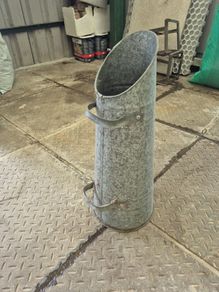 Galvanised Steel Coal Scuttle