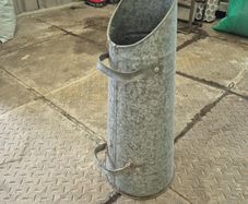 Galvanised Steel Coal Scuttle