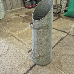 Galvanised Steel Coal Scuttle