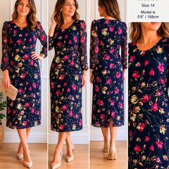 Hobbs Floral Dress