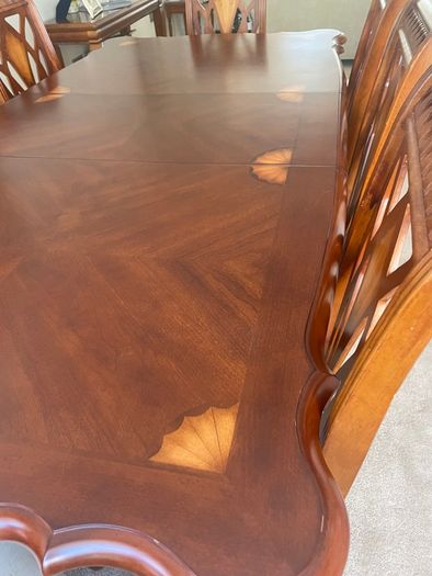 Dining room table and chairs
