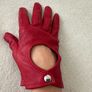 Red leather gloves Wittchen Image 2