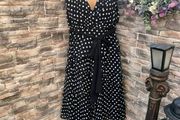 Black and White polkadot dress size 16 - 18 Postage included
