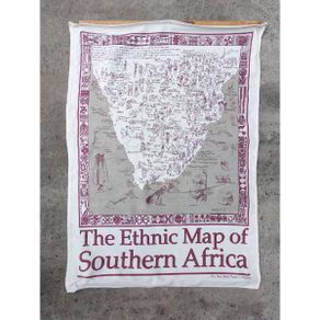 Ethnic map of Southern Africa  73cm x 53cm  KAS387