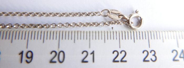 CELINE 925 Sterling Silver Name Necklace