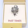 Past Times Silver And Marcasite Brooch In Original Box Image 10