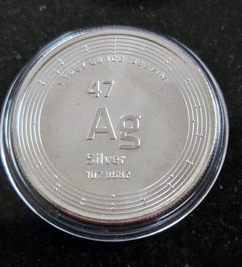 USA 1 oz Silver Elemetal .999 Ag