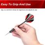 Steel Darts Set, Professional 23g Darts Tip with Non-Slip Stainless Steel Shaft, Poly Flights, PVC Shafts, Dart Sharpener, Rubber Rings, Flight Protecter, with Gift Box Image 8