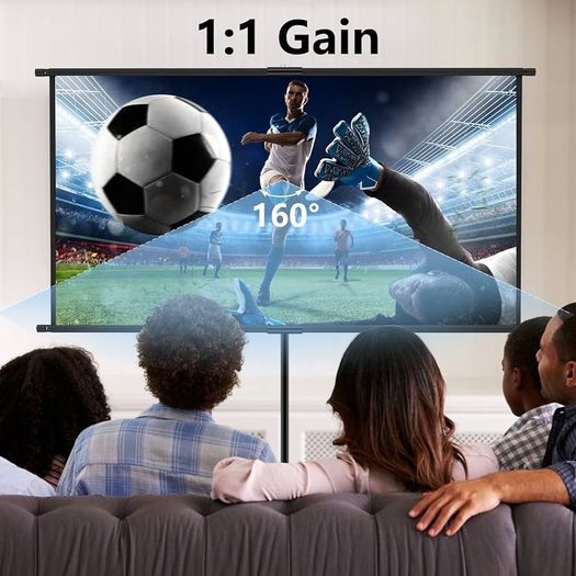 NEW SALE | Screen Projector with Tripod 100 Inches, 16:9 HD Screen Extendible, Portable Projector Screen for Home Cinema, Office, School, Presentation