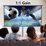 NEW SALE | Screen Projector with Tripod 100 Inches, 16:9 HD Screen Extendible, Portable Projector Screen for Home Cinema, Office, School, Presentation Image 2