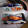 Scalextric GULF Endurance Twin Pack (slot cars)  ( le mans 24 hr touring gp racer lmp ) Image 3