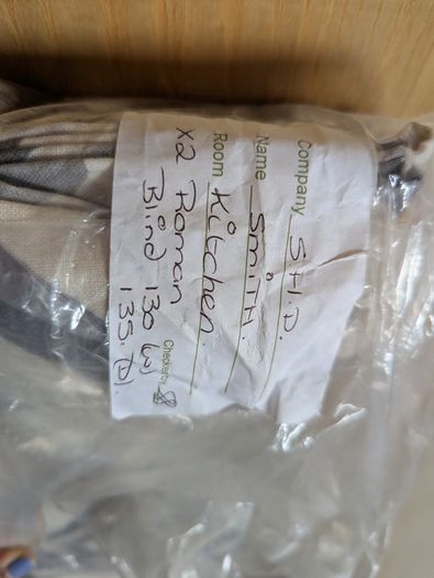 Roman blinds new and unopened
