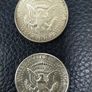 John F Kennedy half dollars x 2 1964 Image 2