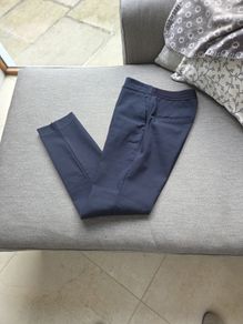 Zara navy trousers uk10