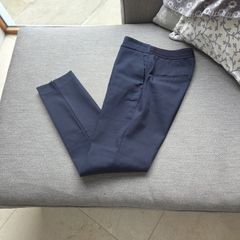Zara navy trousers uk10