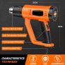 Heat Gun 2000W, 4 Nozzles Image 2