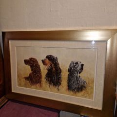 Three Setters By Michael Herring - Framed print