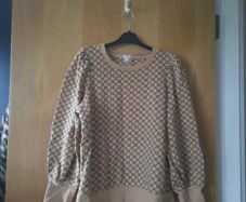 river island monogram sweater