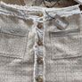 River island denim tweed wool mix set designer inspired jacket skirt suit S M skirt 12 co ord Image 10