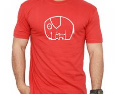 Funny Elephant T-shirt tee top shirt