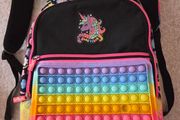 Smiggle Rainbow Pop It Backpack Unicorn Design