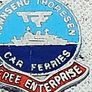 Vintage metal ashtray ,townend Thoresen car ferries free shipping within Ireland, see pictures for condition, nice patina,,collectors item, sold as seen Image 7