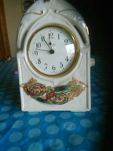 Small clock ornament