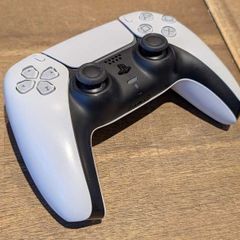 PS5 Dualsense V2 White Controller (Rev 5 controller) - LEFT Stick upgraded to TMR - #397