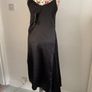 dress bnwt dress baloot brand satin slip dress size small 8/10 asymmetrical Image 3