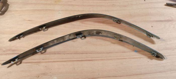 Jaguar X-Type bumper chrome trim blades