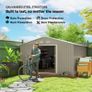 13 x 11ft Large Metal Storage Shed Sliding Doors Image 5