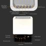 Night Lights Bluetooth Speaker, Alarm Clock Bluetooth Speaker Touch Sensor Bedside Lamp Dimmable RGB Multicolor LED Table Lamp, Hand-Free Call, USB Charging, Micro SD/AUX Support Image 2