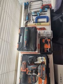 Different power and hand tools big set