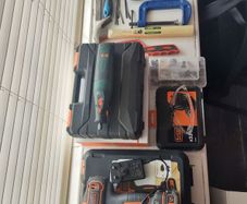 Different power and hand tools big set