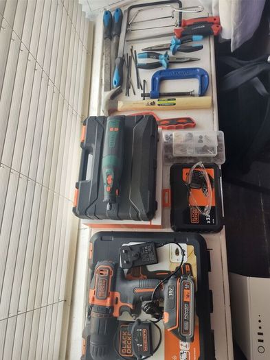 Different power and hand tools big set