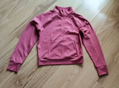 Funnel Neck Half Zip Yoga Top