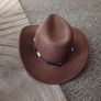 Cowboy Hats/ Brown and white and a light brown for sale . Image 4