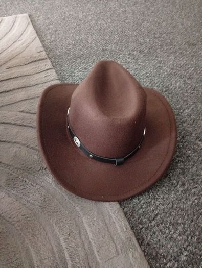 Cowboy Hats/ Brown and white and a light brown for sale .