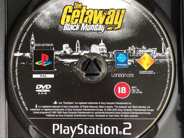 The Getaway: Black Monday [2004] (Playstation 2 Game) [PAL]