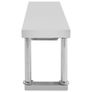 Kitchen Work Table with Overshelf Stainless Steel Image 9