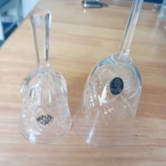 3 Vintage Crystal Candle  Snuffers