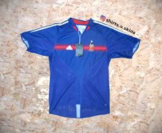 Vintage France Jersey 2004 adidas shirt  BNWT Soccer Football Vintage Retro Blue Brand New With Tags