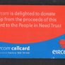 2000 Ireland 10 unit RTE-People in Need Telethon (ODS3) Call Card Used Image 2
