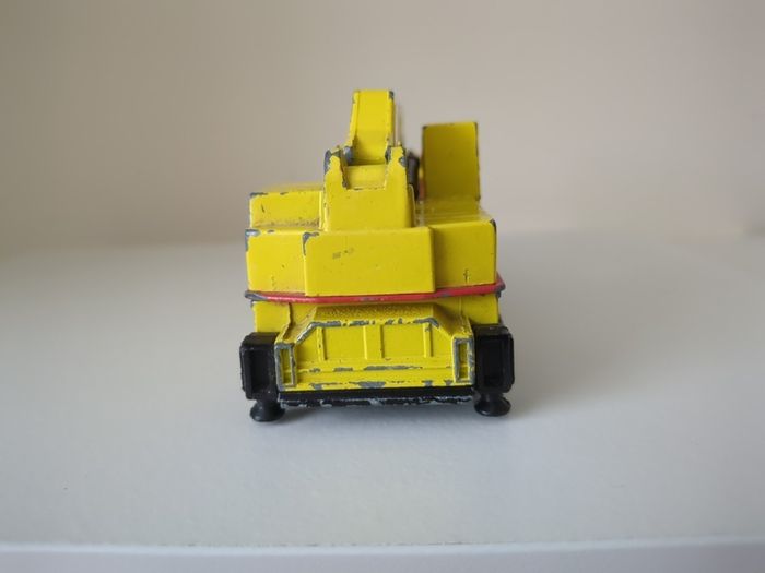 RARE BLACK BASE Matchbox Super Kings K-12 Hercules Mobile Crane - 1974 Lesney