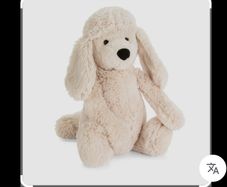 Looking for the small Jellycat Bashful Poodle in beige/cream