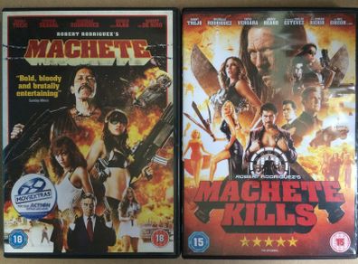 Machete [2010] & Machete Kills [2013] Danny Trejo [Movie DVDx2]