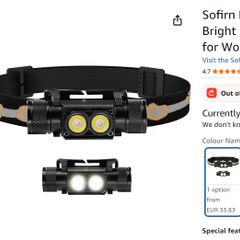 Sofirn H25S 1200LM LED Headlamp USB-C Rechargeable