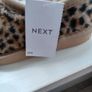(New) Next Kids Animal Print Slippers Size Junior 8 Image 5