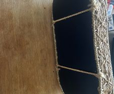 Woven Seagrass Serving Tray with Handles